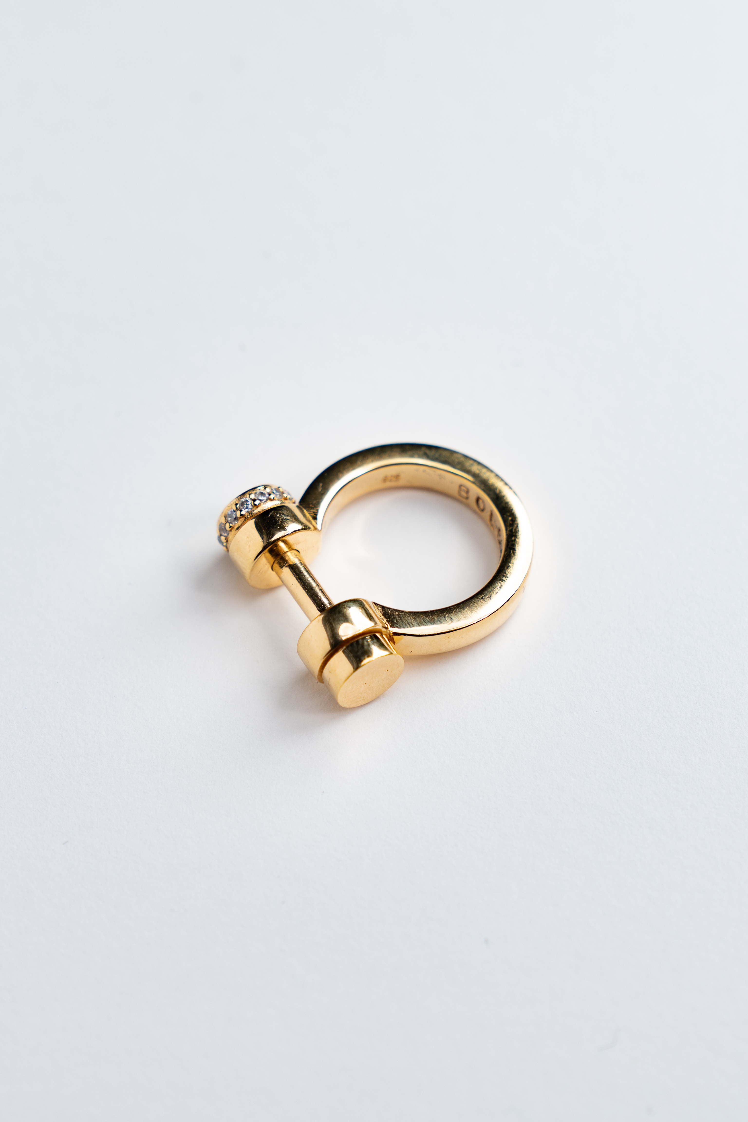 18k yellow gold ring with 1ct diamonds VSS1-0