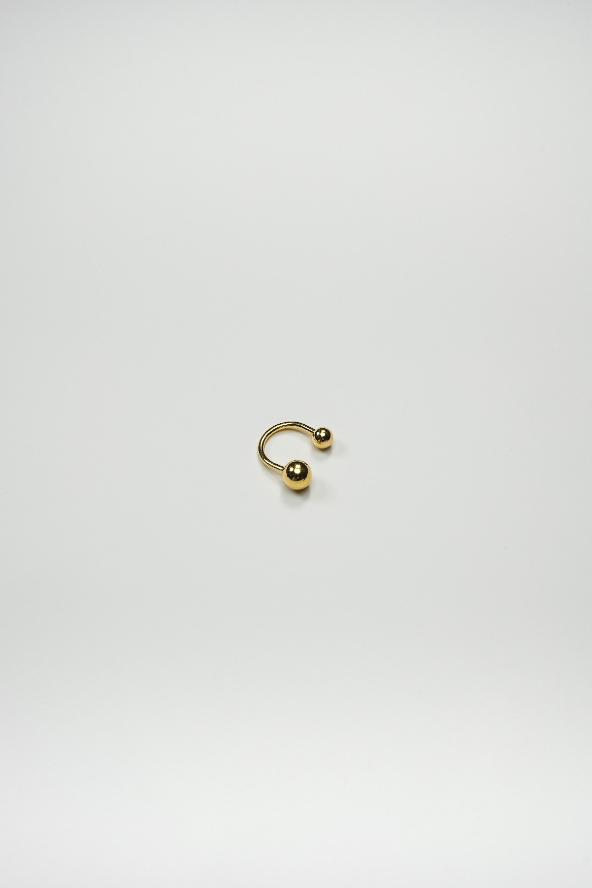 24K yellow gold vermeil ring in 925 silver