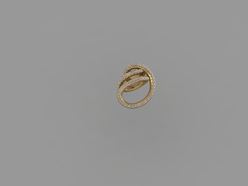 18k yellow gold pendant with 0,9ct diamonds VSS1-0